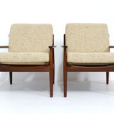 Pair of Easy Chairs by Svend Åge Eriksen for Glostrup