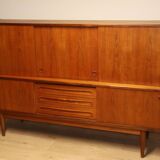 Enfilade haute scandinave édition Samcom en teck, 1960