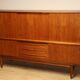 Enfilade haute scandinave édition Samcom en teck, 1960