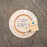 Decorative plate italia '90 connoisseur series by osvaldo peruzzi for consorzio ceramisti faenza it