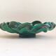 Fruit bowl or woven ceramic pocket tray signed Ceramid 1960s Diameter 32.3 m