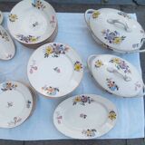 44-piece vintage Limoges porcelain service from 1970