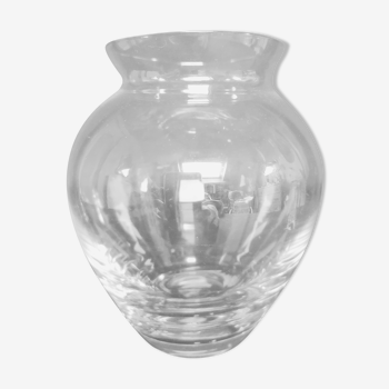 Iridescent glass vase