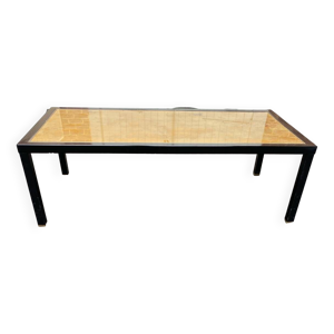 table basse metal noir