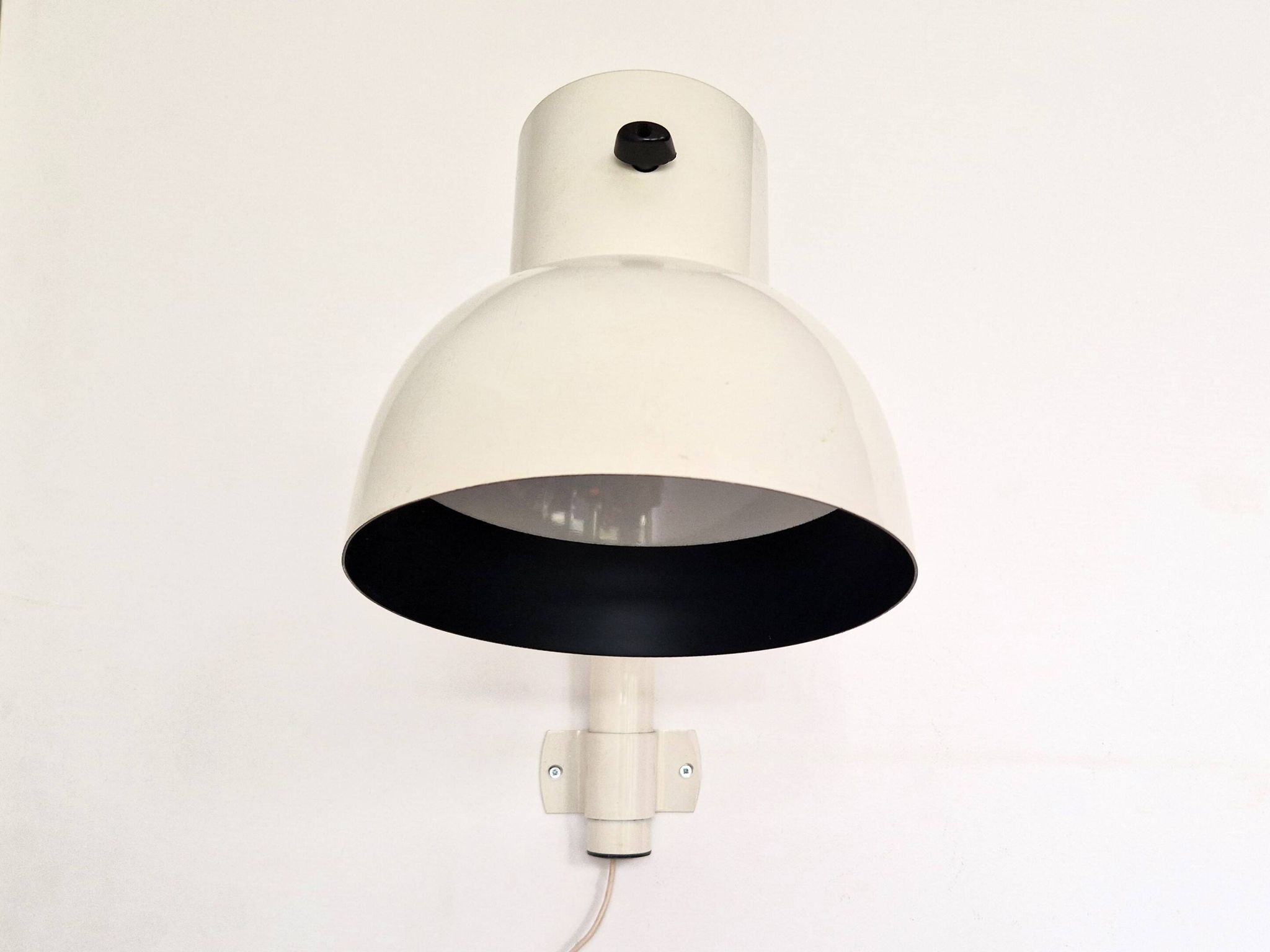 White metal wall lamp by Hans Agne Jakobsson for AB Markaryd, Sweden 1970's