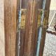 Art Deco mirror in Burmese teak