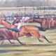 Horse racing gouache painting John Grant