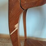 Pair of marquetry tables