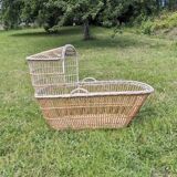 Large rattan cradle