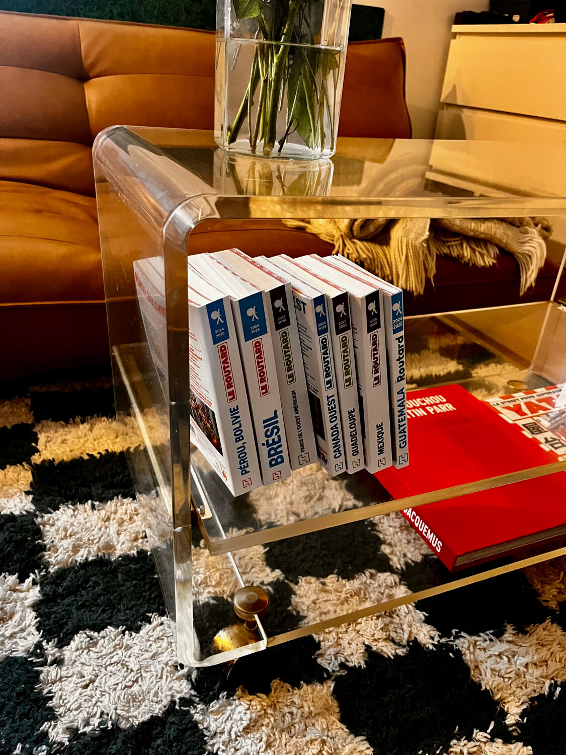 1970s Plexiglass coffee table