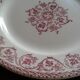 2 assiettes terre de fer model Brienne . HB& cie
