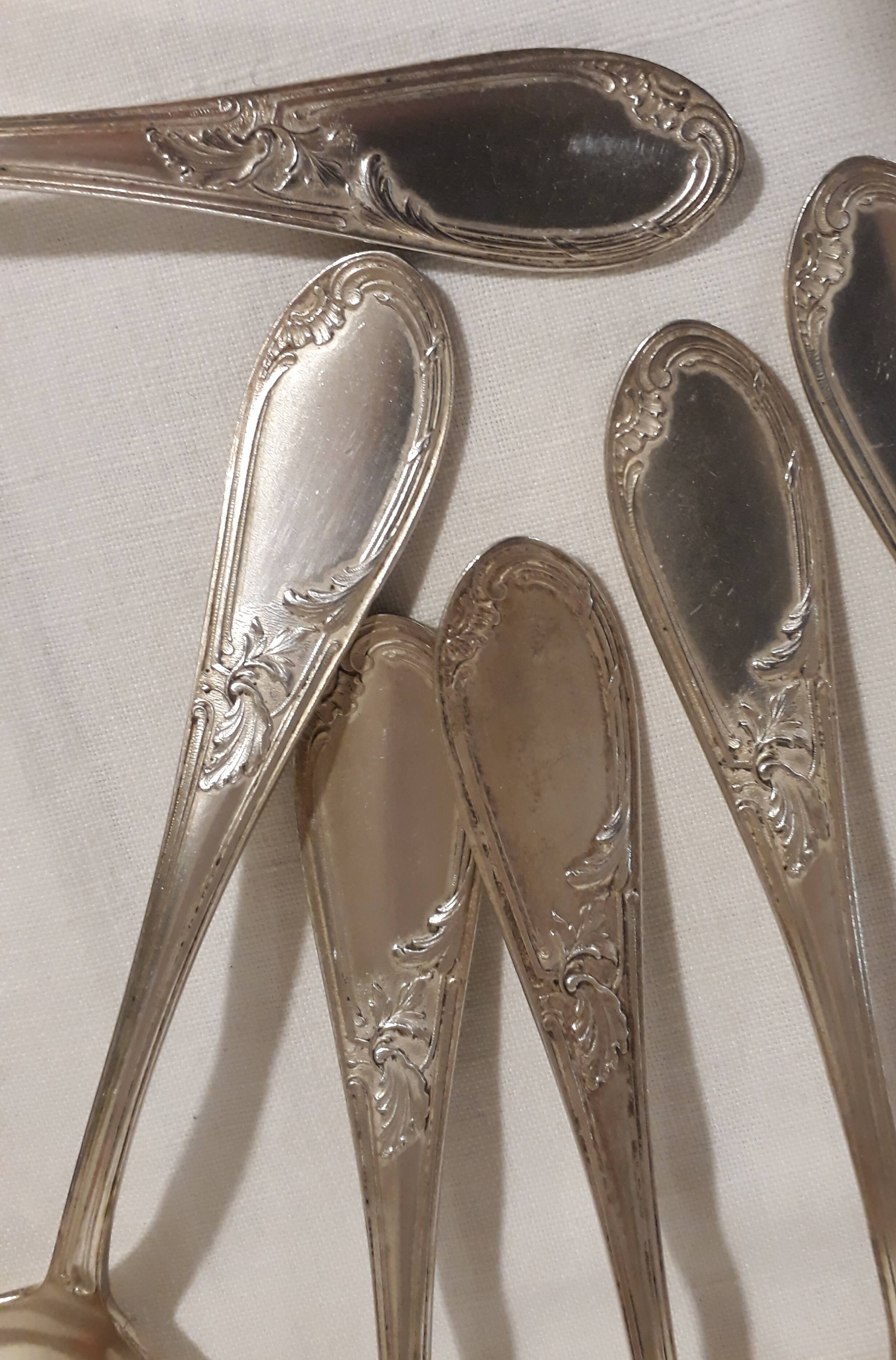 Set of 6 Apollo spoons