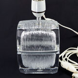 Daum France Mid-Century Crystal Table Lamp-1960s