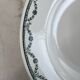 Green hollow plate Saint Amand 22.5cm