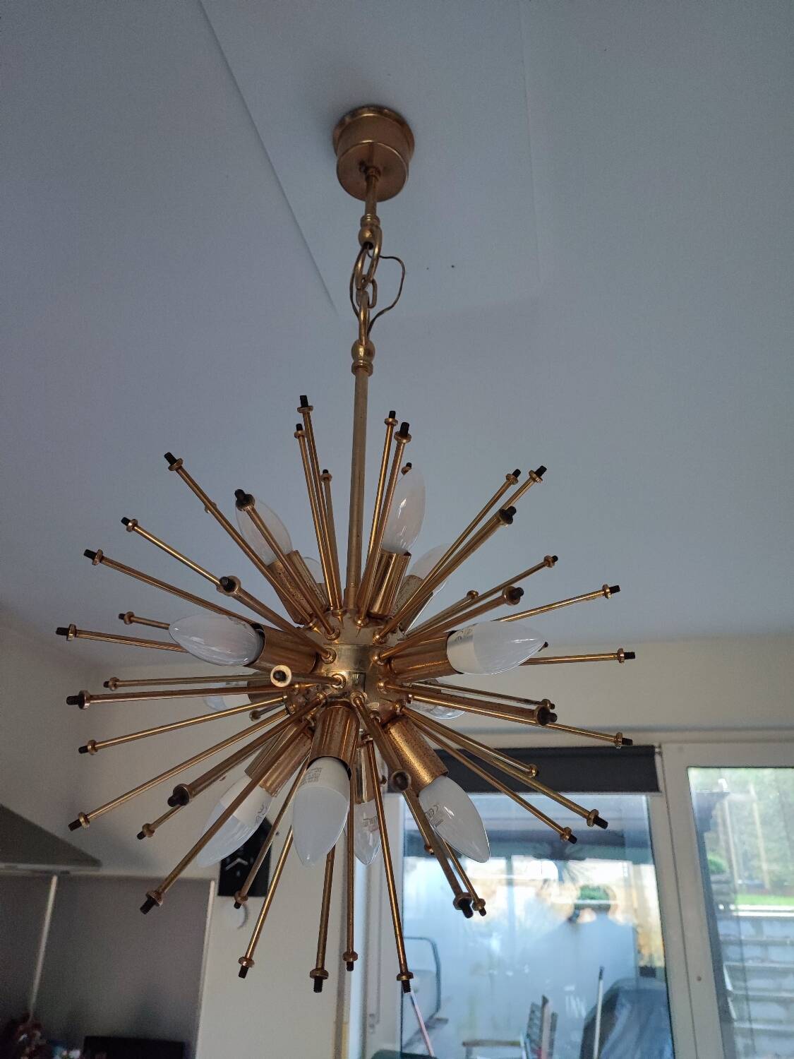 Val Saint Lambert crystal chandelier