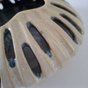 Vase ajouré en céramique vintage