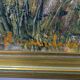 Peinture moderne suédoise, Hanna Brundin, années 1970, huile sur toile, encadrée