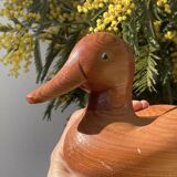 Old wooden duck