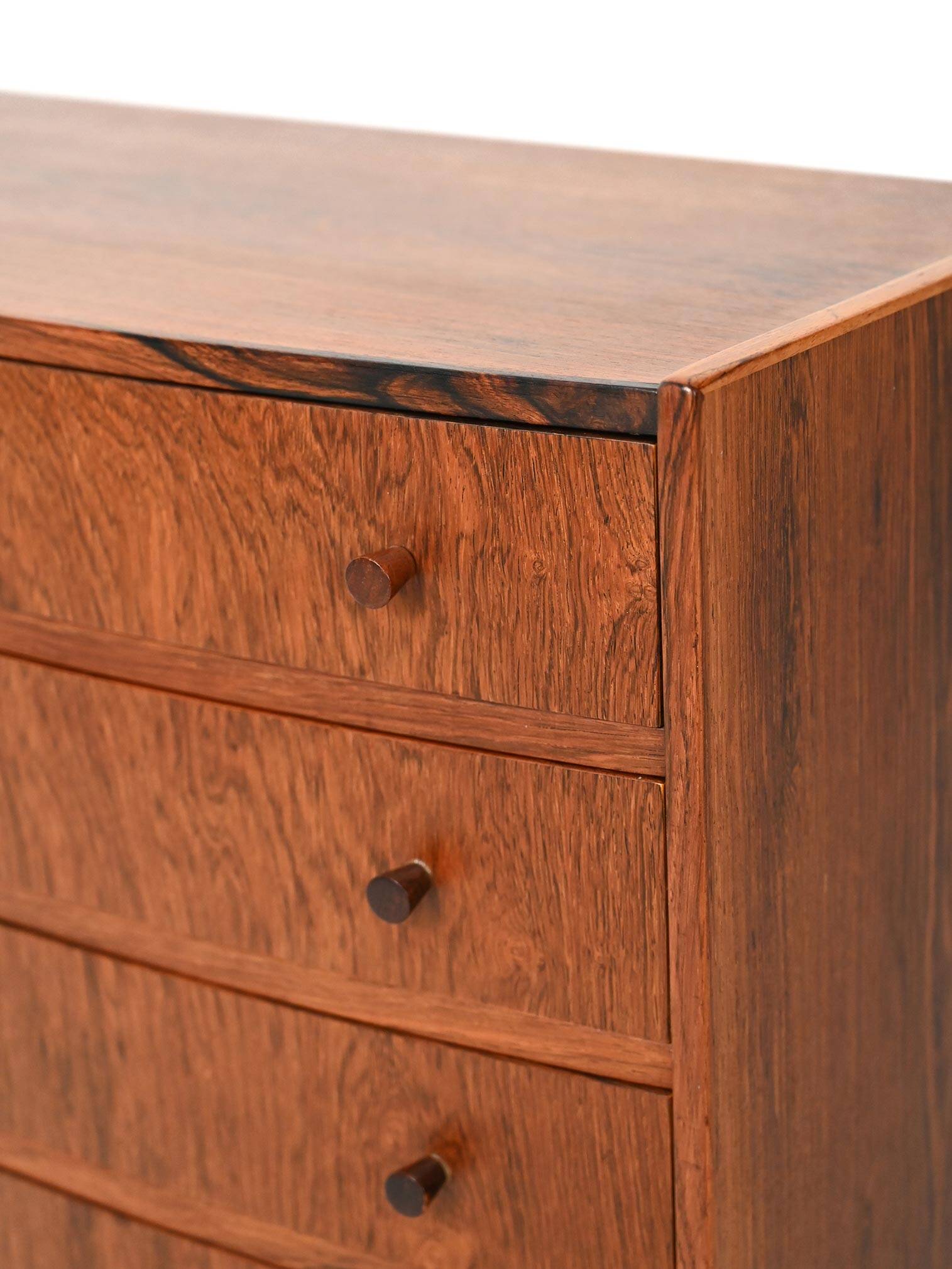 Danish rosewood chest of drawers, 1960s
