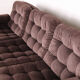 Modular fabric sofa