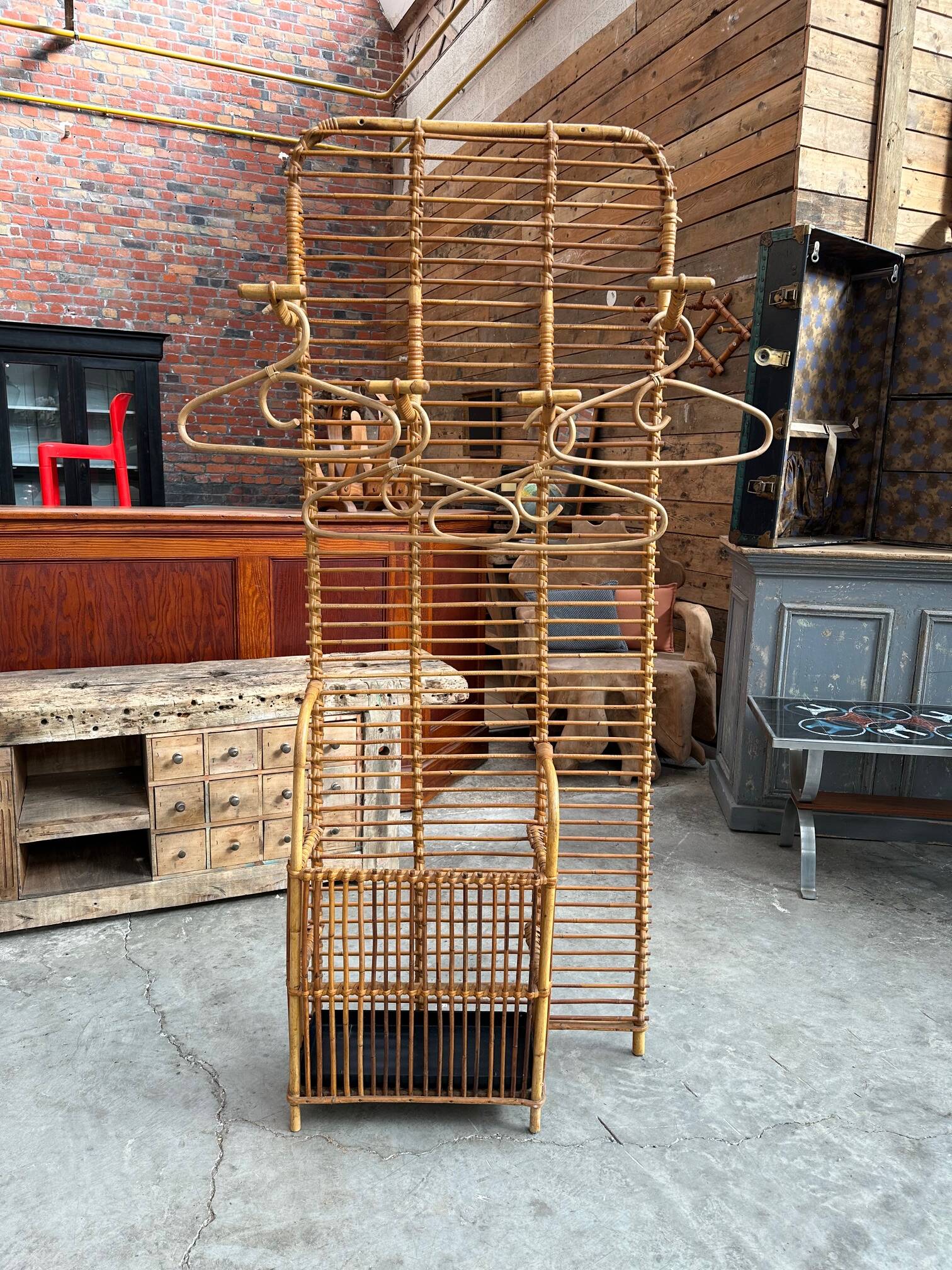 Vestiaire en rotin audoux minet