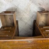 American oak desk