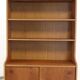 vintage bookcase with full on storage space.