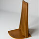 Large round folding screen, solid wood, 1960.