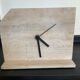 Vintage travertine clock from the 70s