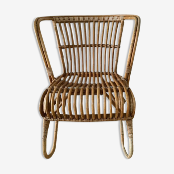 Rattan armchair