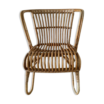 Rattan armchair