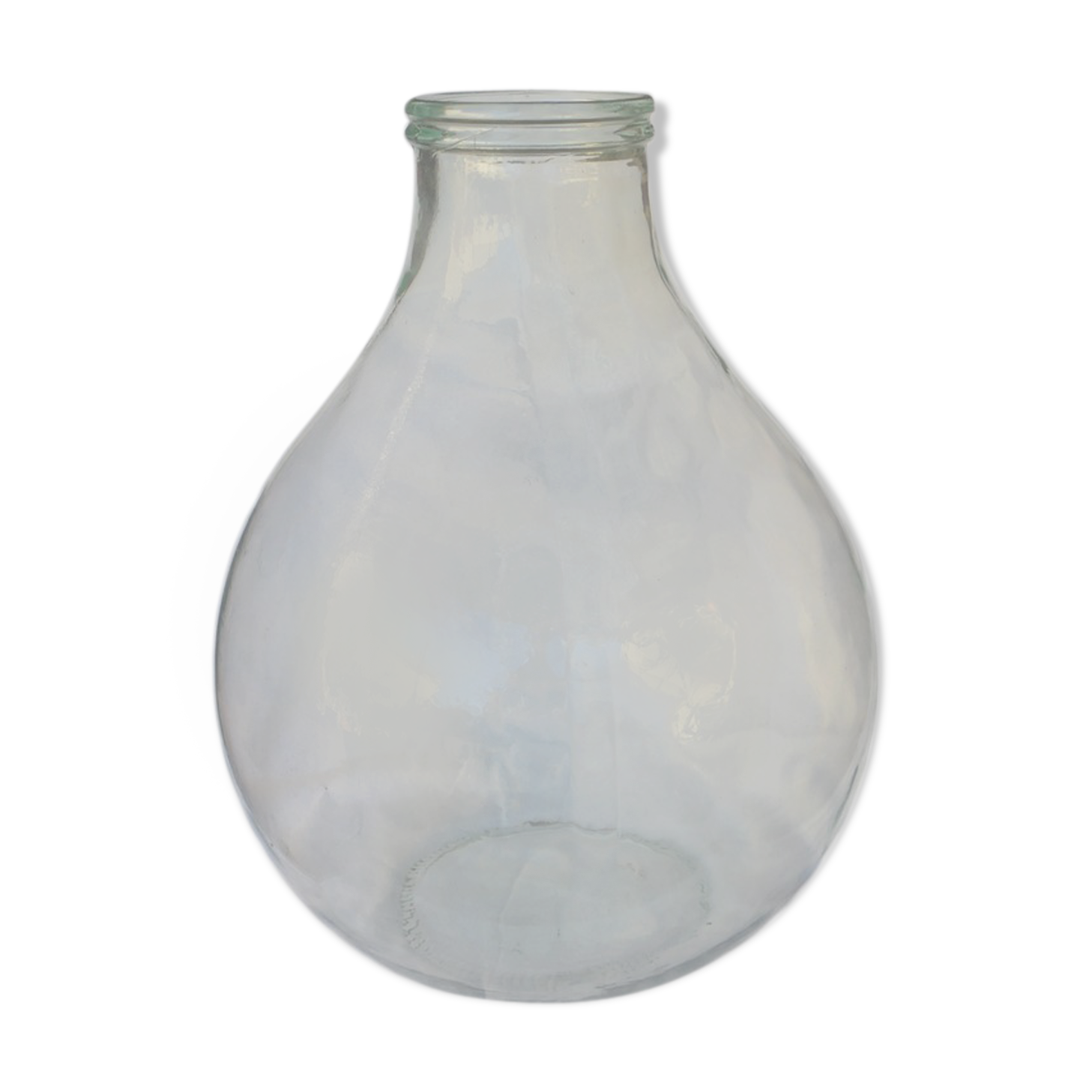 Transparent demijohn