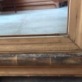 Old large gilded mirror