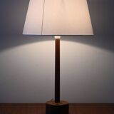 1950s/60s Danish teak turned table lamp