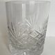 4 cut crystal whisky glasses
