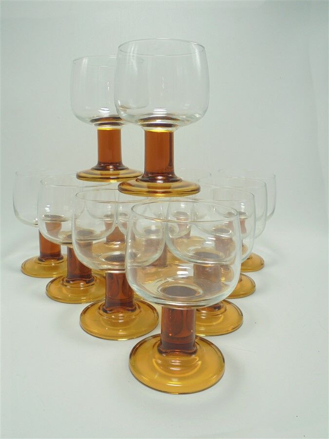 Set de 12 verres à pied