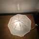 Art Deco ceiling light in frosted glass, pointed.