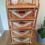 Chiffonier en rotin