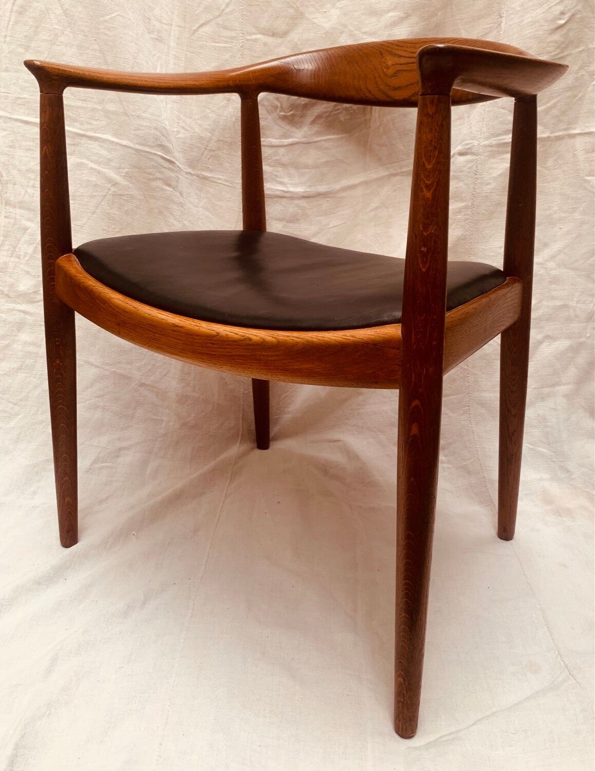 1950s Danish Hans Wegner Oak Model 503 Armchair
