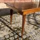 Vintage wooden table with extension