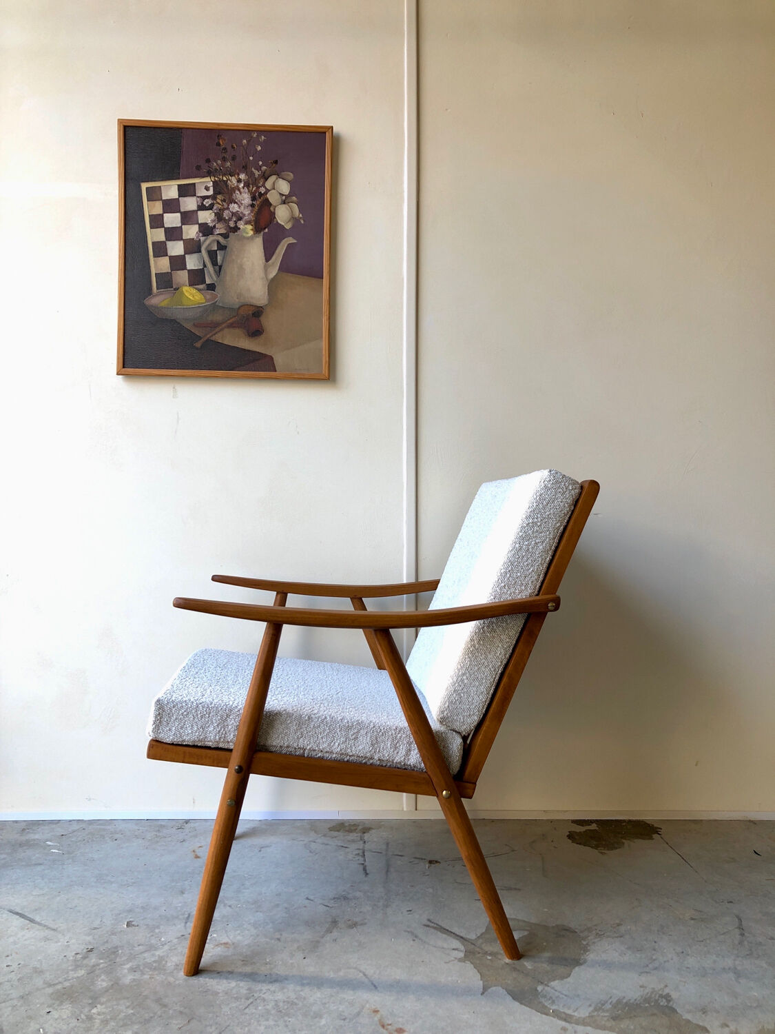 Boomerang armchair TON