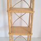 Bamboo wall shelf