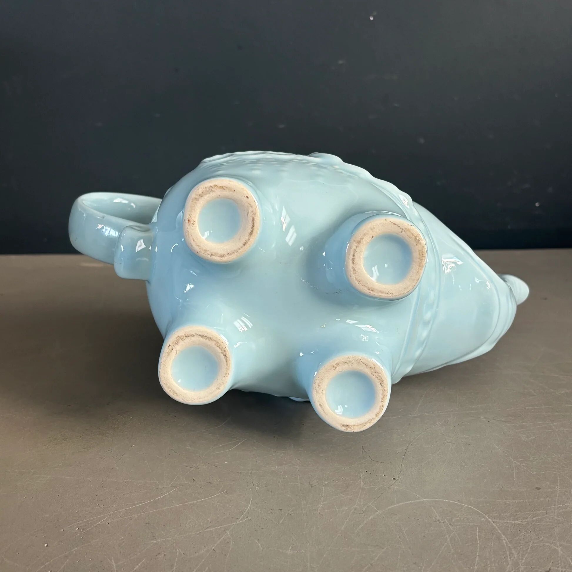 Théière éléphant bleue
