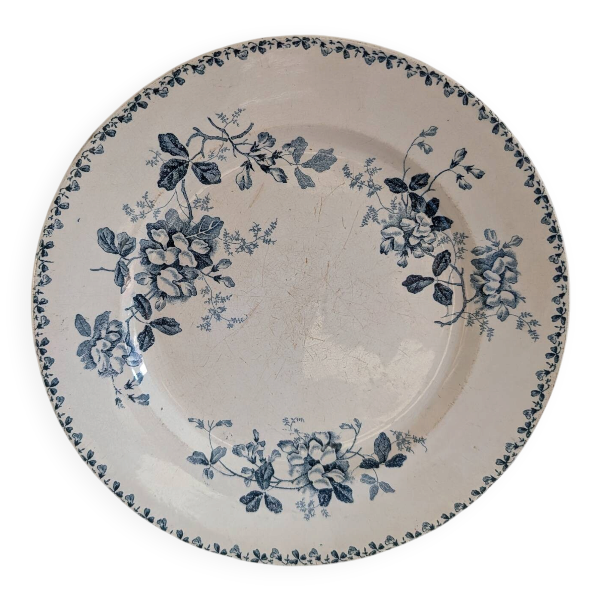 Round plate Saint-Amand Acacia