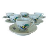 Service à café en porcelaine de Sologne