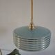 Clichy Glass Blue Portable Pendant Light