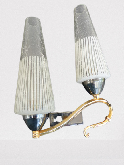 Pair of appliques Lunel Arlus 1950