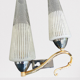 Paire d’appliques Lunel Arlus 1950