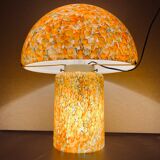 Orange mushroom lamp from Peill and Putzler, 1970s