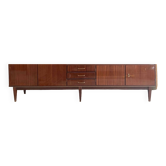 Vintage Scandinavian mahogany sideboard
